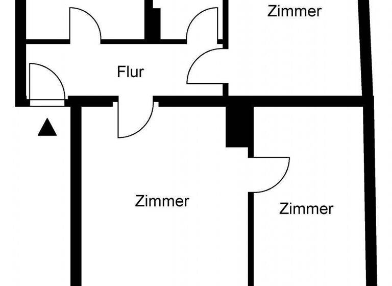 Wohnung zur Miete 505 € 3 Zimmer 64,8 m² 3. Geschoss Leipziger Straße 10 Frankfurt Frankfurt (Oder) 15232