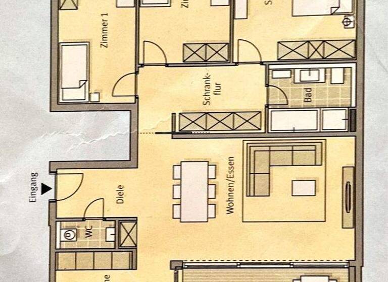 Wohnung zum Kauf 720.000 € 4 Zimmer 108,3 m² EG frei ab sofort Kaiserlei Offenbach 63067