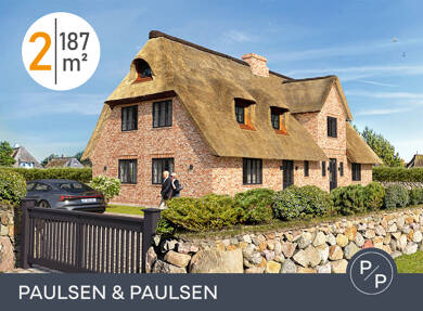 Doppelhaushälfte zum Kauf 4.200.000 € 4 Zimmer 187 m² 1.000 m² Grundstück Archsum Sylt 25980