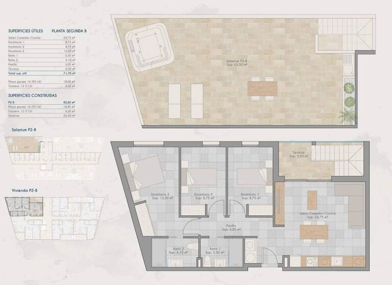 Penthouse zum Kauf 299.000 € 3 Zimmer 82 m² San Pedro del Pinatar 30740