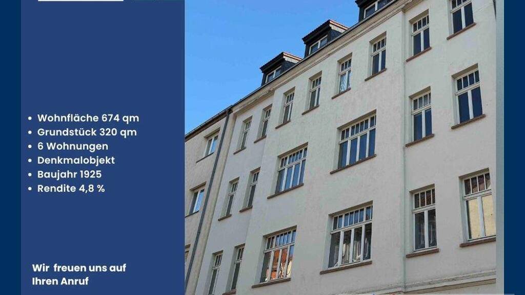 Mehrfamilienhaus zum Kauf 1.190.000 € 20 Zimmer 674 m² 320 m² Grundstück Schönefeld-Abtnaundorf Leipzig / Schönefeld-Abtnaundorf 04347