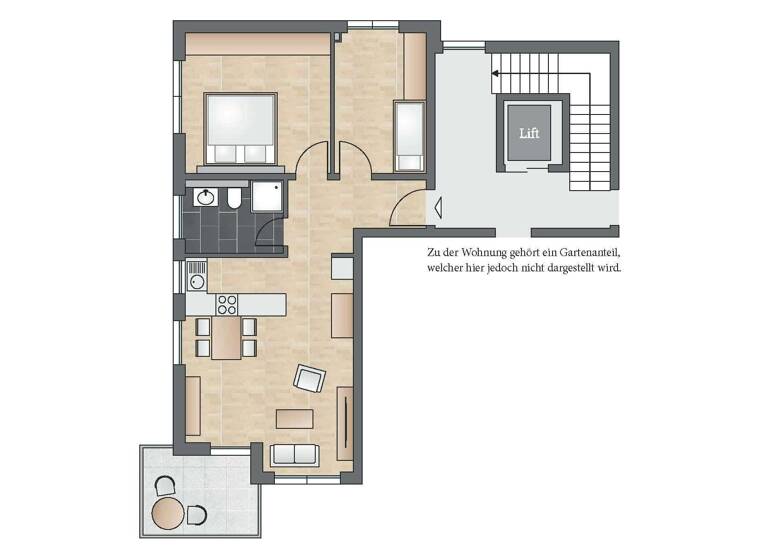 Wohnung zum Kauf provisionsfrei 378.000 € 3 Zimmer 64 m²<br/>Wohnfläche Hildrizhausen 71157