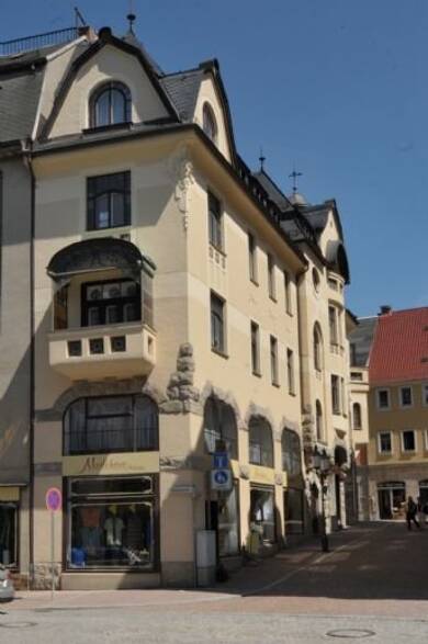 Wohnung zur Miete 283 € 2 Zimmer 52,4 m² 1. Geschoss Burgstraße 8 Greiz Greiz 07973