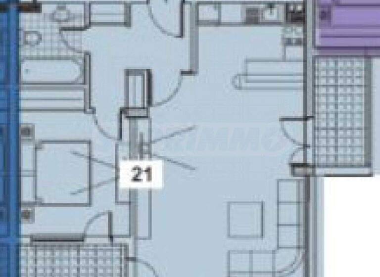 Studio zum Kauf 225.694 € 1 Zimmer 85,5 m² Sofia