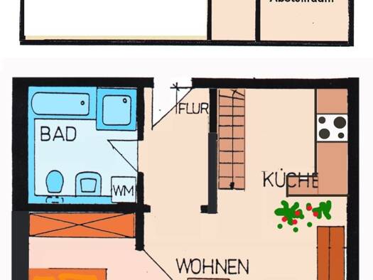 Wohnung zur Miete 349 € 2 Zimmer 60 m² 3. Geschoss Markt 16 Schmölln 04626