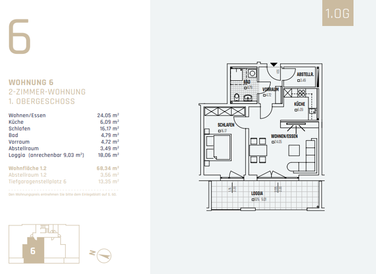 Wohnung zum Kauf provisionsfrei 307.500 € 2 Zimmer 68,3 m² Plattling 94447