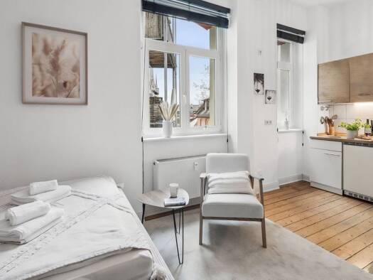 Studio zur Miete auf Zeit 1.260 € 1 Zimmer 37 m² frei ab 30.06.2026 Am Schlosspark 0 Biebrich Wiesbaden 65203