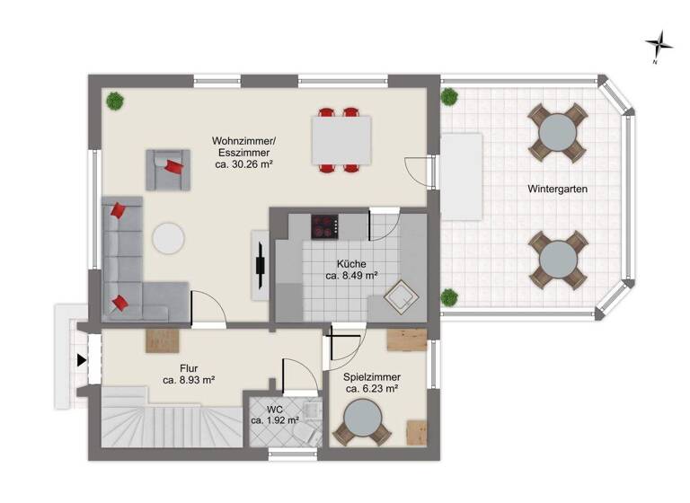Einfamilienhaus zum Kauf 299.000 € 5 Zimmer 100 m² 769 m² Grundstück Moorhausen Lilienthal 28865