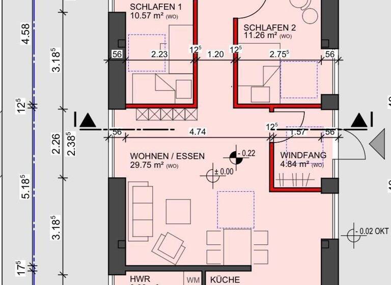 Wohnung zur Miete 1.050 € 3 Zimmer 97 m² Lauenbrück 27389