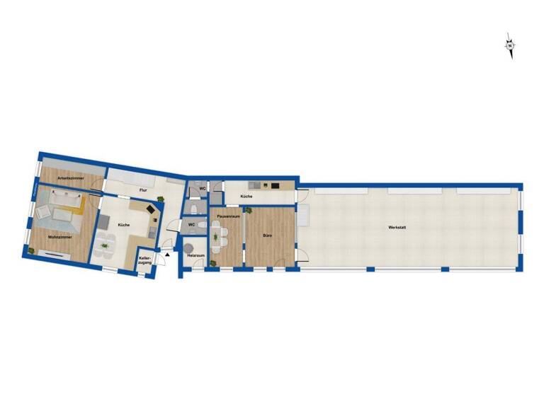 Doppelhaushälfte zum Kauf 299.000 € 4 Zimmer 146 m² 620 m² Grundstück Lehnin Kloster Lehnin 14797