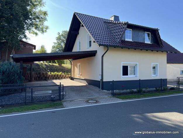 Einfamilienhaus zur Miete 1.100 € 5 Zimmer 80 m² 1.000 m² Grundstück Buchheimer Straße 23 Hopfgarten Frohburg 04654