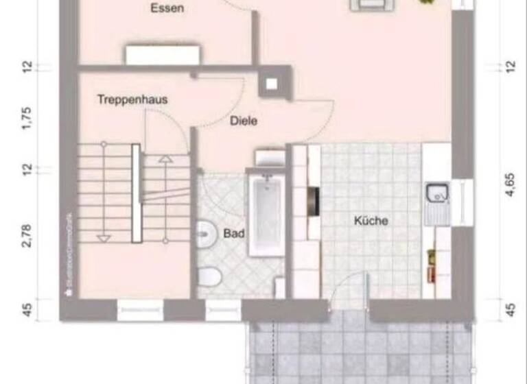 Maisonette zum Kauf als Kapitalanlage geeignet 335.000 € 3,5 Zimmer 102 m² Bruchsal 76646