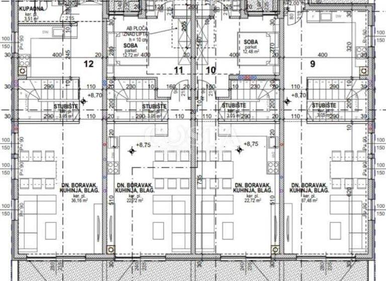 Wohnung zum Kauf 433.600 € 4 Zimmer 2. Geschoss Povljana 23249