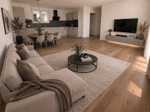 Penthouse zur Miete - Erstbezug 1.680 € 3 Zimmer 105 m² 4. Geschoss frei ab 01.05.2026 Tiengen Waldshut-Tiengen 79761