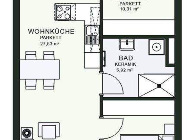 Wohnung zur Miete - Erstbezug 712 € 3 Zimmer 64 m² 4. Geschoss frei ab 01.06.2026 Fröhlichgasse 23-35 Jakomini Graz 8010