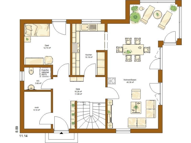 Einfamilienhaus zum Kauf 424.226 € 5 Zimmer 163 m²<br/>Wohnfläche 459 m²<br/>Grundstück Bliesen St. Wendel-Bliesen 66606