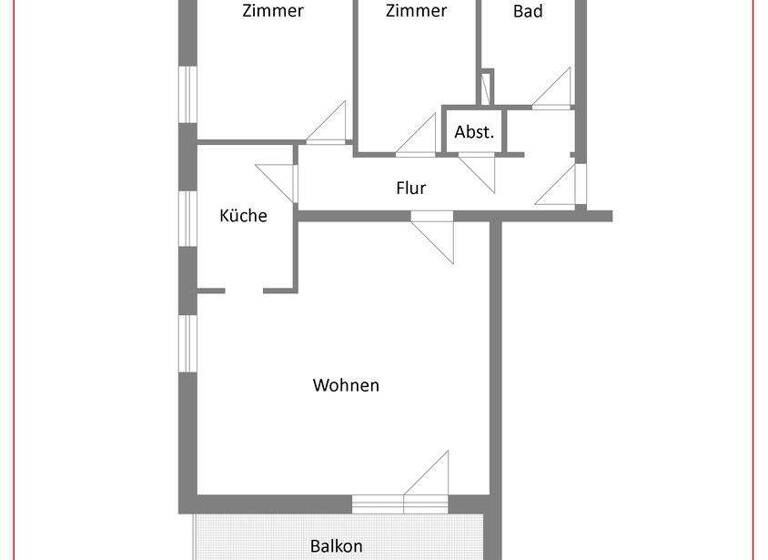 Wohnung zum Kauf 209.000 € 3 Zimmer 80 m² 1. Geschoss Pocking 94060
