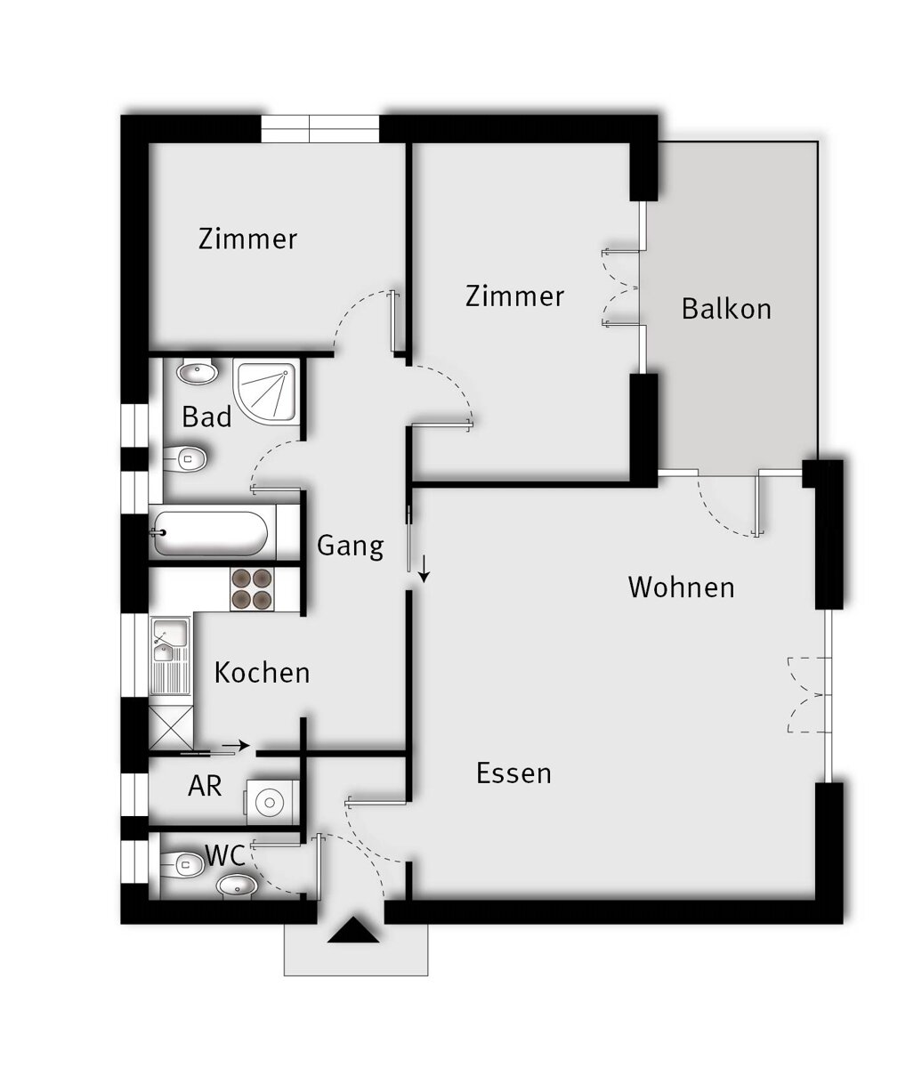 Wohnung zum Kauf 355.000 € 3 Zimmer 76,8 m²<br/>Wohnfläche 01.06.2025<br/>Verfügbarkeit Unterfeld 16 Dornbirn 6850