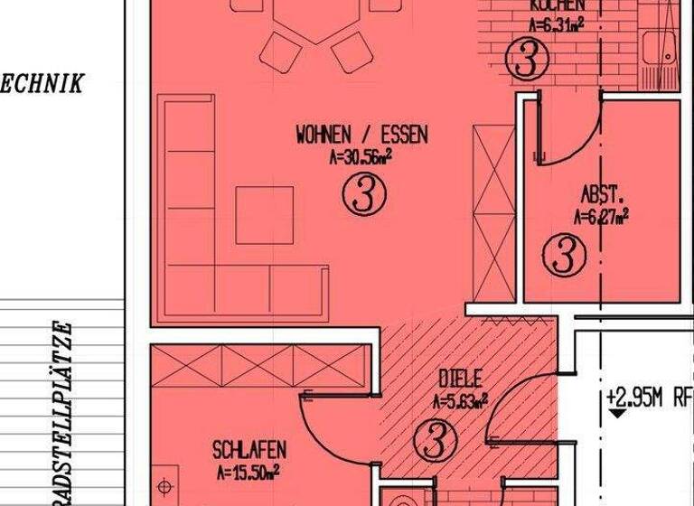 Wohnung zur Miete - Erstbezug 850 € 2 Zimmer 71,6 m² 1. Geschoss Walldürn 74731