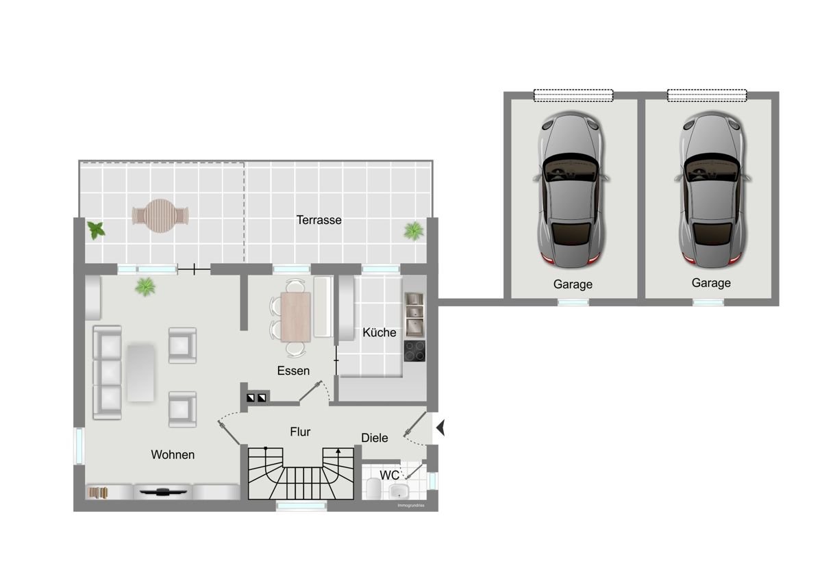 Doppelhaushälfte zum Kauf 555.000 € 6 Zimmer 121 m²<br/>Wohnfläche 542 m²<br/>Grundstück Untermeitingen Untermeitingen 86836