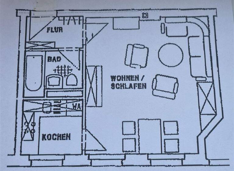 Studio zum Kauf als Kapitalanlage geeignet 30.000 € 1 Zimmer 34,6 m² Frankenberger Straße 85 Hilbersdorf Chemnitz 09131