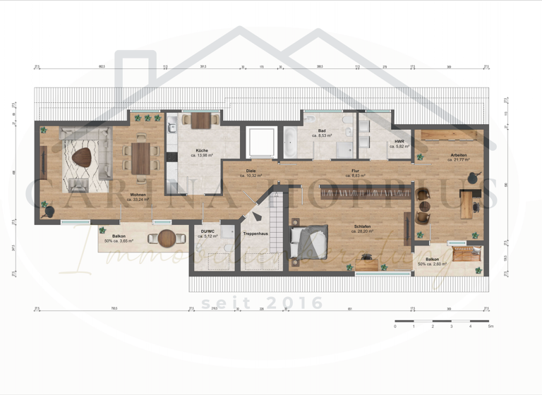 Penthouse zum Kauf 275.000 € 3 Zimmer 134 m² 2 Geschosse frei ab sofort Wanne Herne 44649