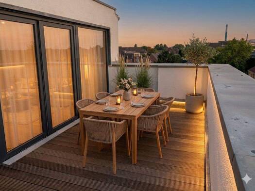 Penthouse zum Kauf provisionsfrei 289.500 € 3 Zimmer 125 m² Geschoss 5/5 frei ab sofort Bahnhofstr. 36 Sterkrade-Mitte Oberhausen 46145