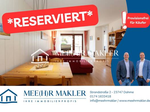 Wohnung zum Kauf provisionsfrei 257.000 € 3 Zimmer 56 m² EG Lange Wiese 10a Dahme 23747