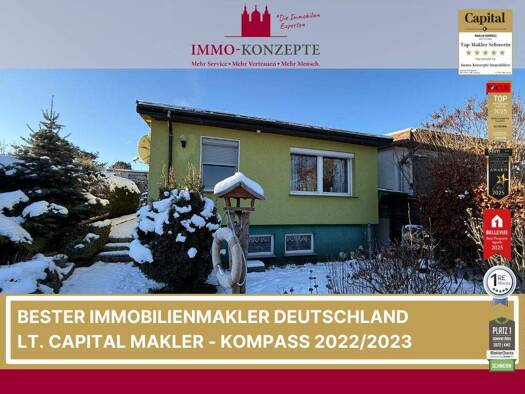 Haus zum Kauf provisionsfrei 125.000 € 2 Zimmer 64 m² 378 m² Grundstück Krebsförden Schwerin 19061