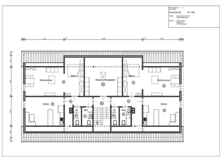 Wohnung zur Miete 700 € 2 Zimmer 90 m² 2. Geschoss Sankt-Catharina-Straße 10 Grabenstetten 72582