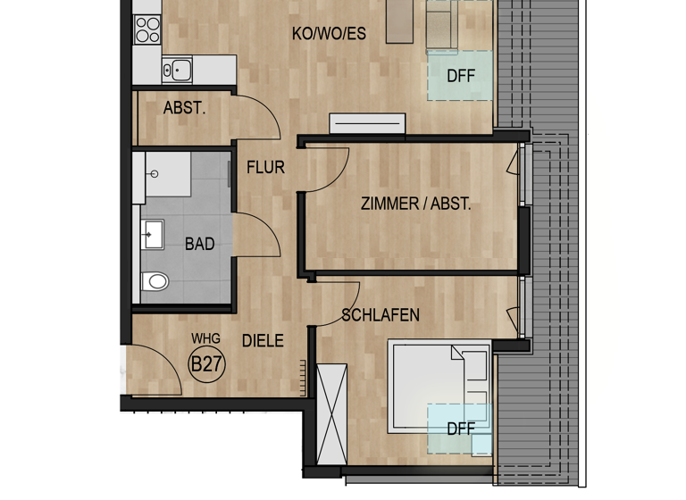 Wohnung zum Kauf provisionsfrei 420.000 € 3,5 Zimmer 72,7 m²<br/>Wohnfläche Wendlinger Str. 45 Oberensingen Nürtingen 72622