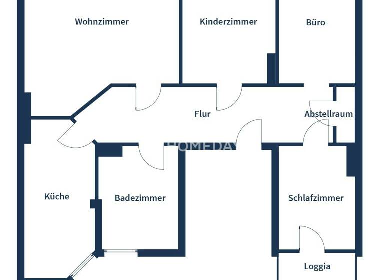 Wohnung zum Kauf 185.000 € 4 Zimmer 99 m²<br/>Wohnfläche 3.<br/>Geschoss Innenstadt Halle 06110