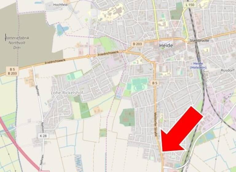 Gewerbegrundstück zum Kauf 725.000 € 2.126 m²<br/>Grundstück Heide Heide 25746