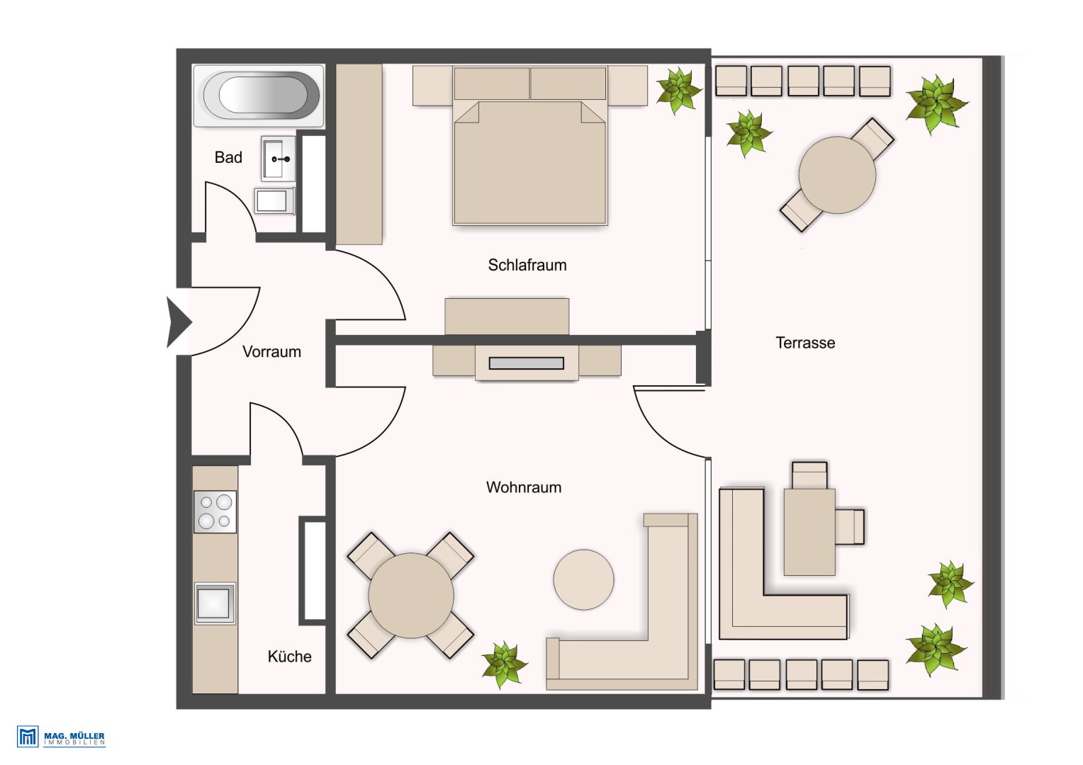 Wohnung zum Kauf 298.000 € 2 Zimmer Salzburg Salzburg 5020