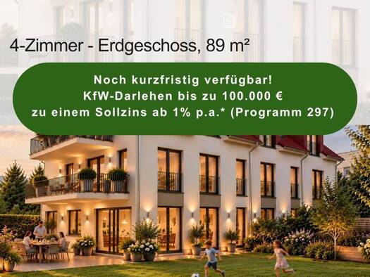 Wohnung zum Kauf - Erstbezug provisionsfrei 359.000 € 4 Zimmer 89 m² Geschoss EG/3 Drackendorf Jena 07751