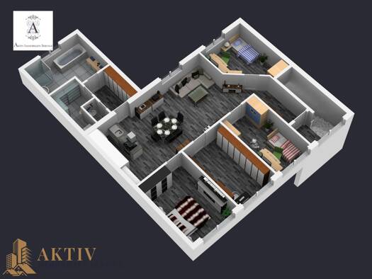 Wohnung zur Miete 1.190 € 5 Zimmer 105 m² 2. Geschoss Landgrafenstraße Offenbach am Main Offenbach am Main 63071