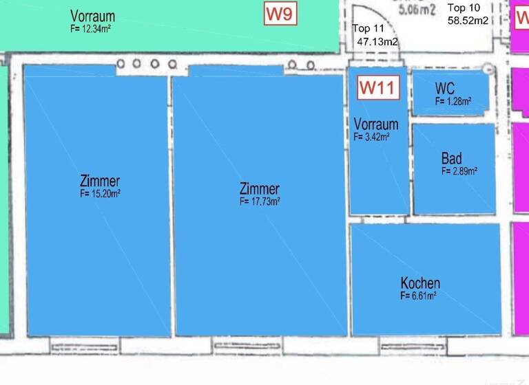 Wohnung zum Kauf 119.900 € 2 Zimmer 47,1 m² 2. Geschoss Eggenberg Graz 8020