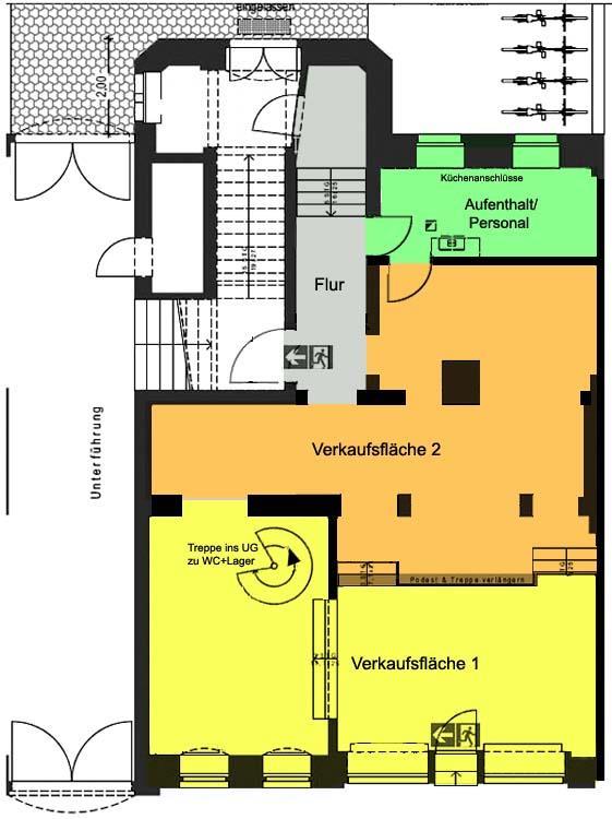 Verkaufsfläche zur Miete provisionsfrei 1.598 € 3 Zimmer 127,8 m²<br/>Verkaufsfläche ab 127,8 m²<br/>Teilbarkeit Leipziger Vorstadt (Unterer Hecht) Dresden 01097