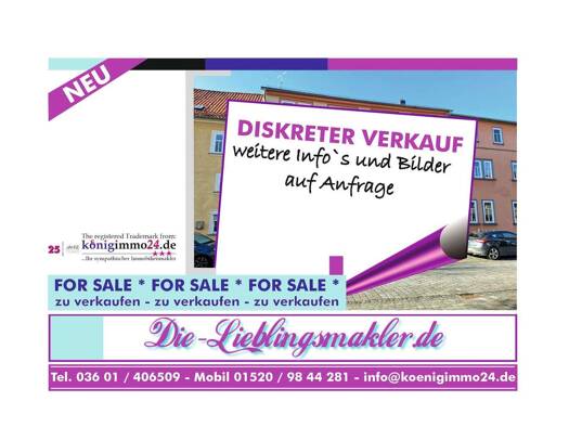 Gewerbeobjekt zum Kauf als Kapitalanlage geeignet 565.000 € 12 Zimmer 866,1 m² 1.517 m² Grundstück Mühlhausen Mühlhausen/Thüringen 99974