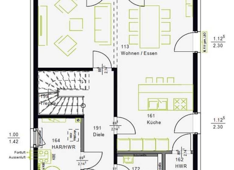 Doppelhaushälfte zum Kauf provisionsfrei 756.769 € 4 Zimmer 137 m² 450 m² Grundstück Öhnböck Egling 82544