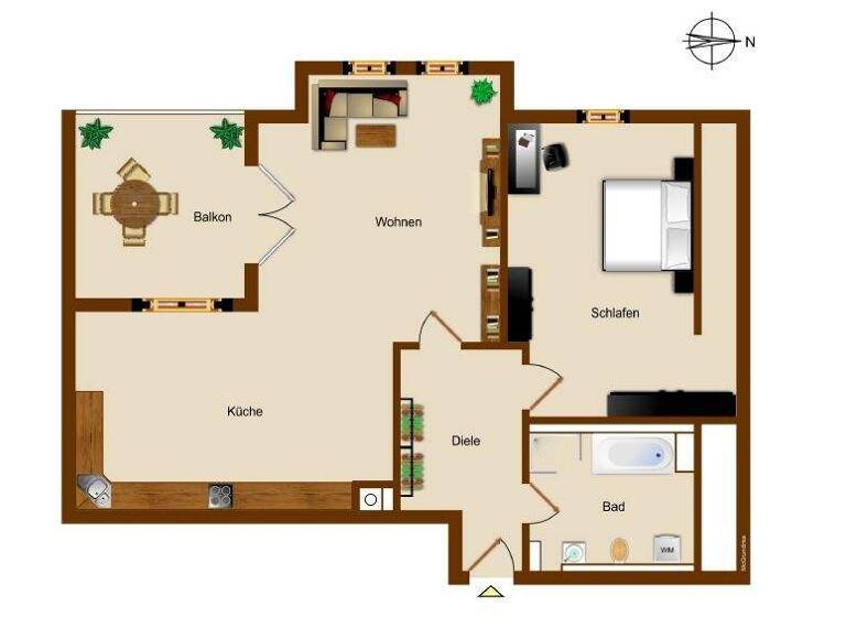 Wohnung zum Kauf 325.000 € 2 Zimmer 64 m² 3. Geschoss Bad Aibling 83043