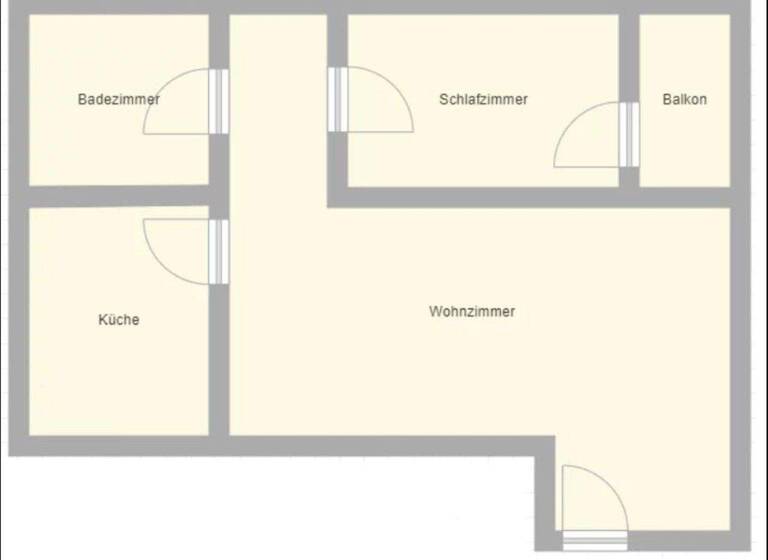 Wohnung zur Miete 1.300 € 2 Zimmer 72 m² 1. Geschoss Sachsenhausen Frankfurt am Main 60594