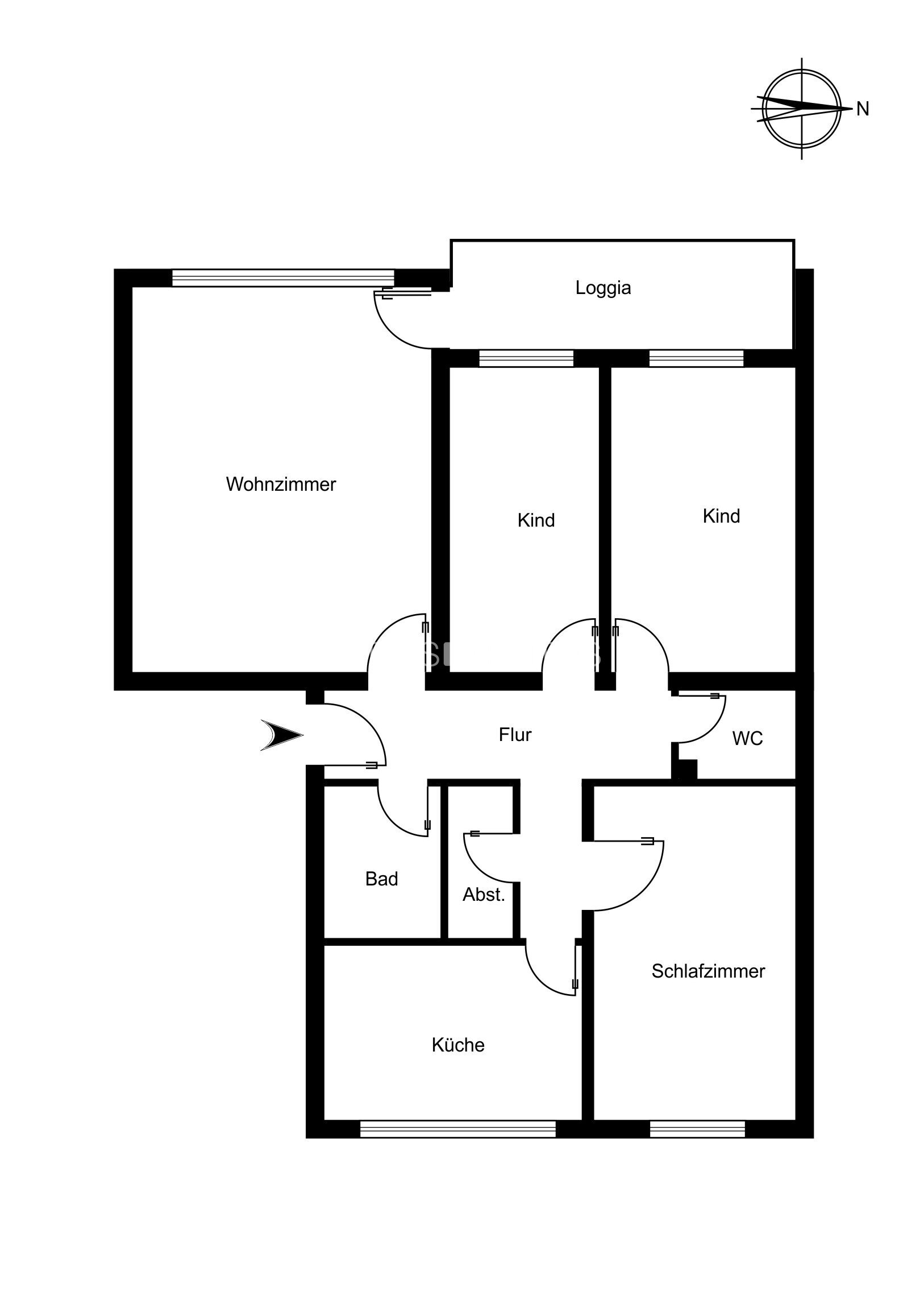 Wohnung zum Kauf 299.000 € 3,5 Zimmer 82,6 m²<br/>Wohnfläche Marmstorf Hamburg 21077