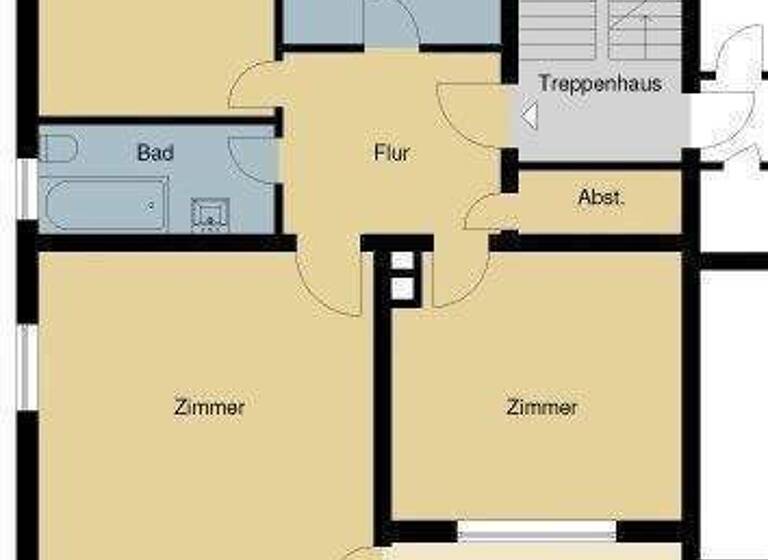 Wohnung zur Miete 425 € 3 Zimmer 70,9 m² 1. Geschoss frei ab sofort Kirchstr. 10 Langelsheim 38685