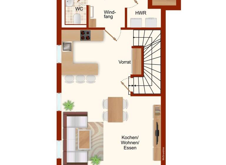 Doppelhaushälfte zum Kauf - Erstbezug 350.000 € 3 Zimmer 79 m² 260 m² Grundstück Norden 26506