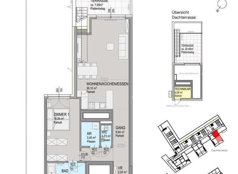 Wohnung zum Kauf 845.000 € 2 Zimmer 83,4 m² Klosterneuburg 3400