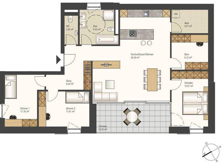 Wohnung zum Kauf provisionsfrei 5 Zimmer 109 m² Bregenzer Straße 6 + 6a Wolfurt 6922