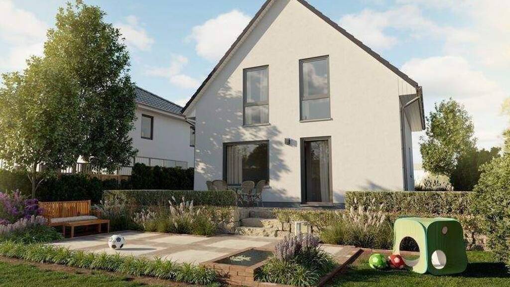 Das flexible Massivhaus "FürDich" im kommenden Baugebiet in Bennigsen.