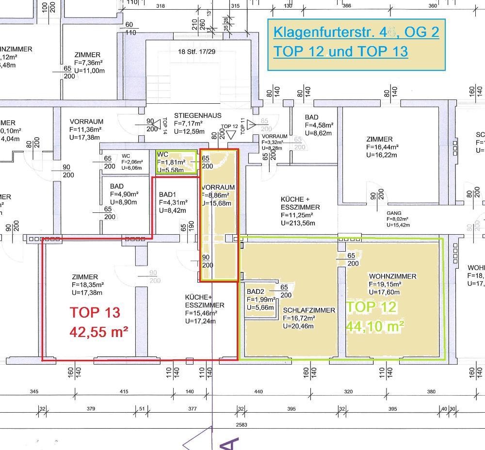 Wohnung zur Miete 400 € 2 Zimmer 30 m²<br/>Wohnfläche St. Veit/Glan 9300