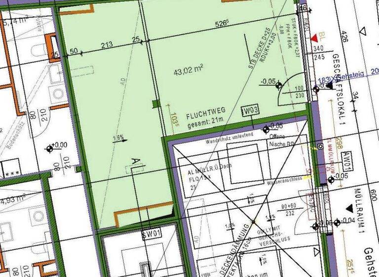 Ladenfläche zum Kauf - Erstbezug 252.000 € 43 m² Verkaufsfläche Am Freihof 5 Wien 1220